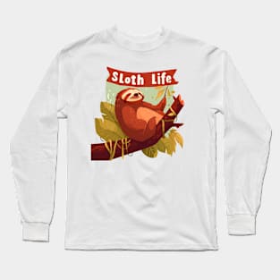 sloth Long Sleeve T-Shirt